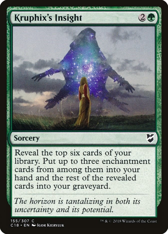 Image for Kruphix's Insight (155) [Commander 2018] - Magic: The Gathering