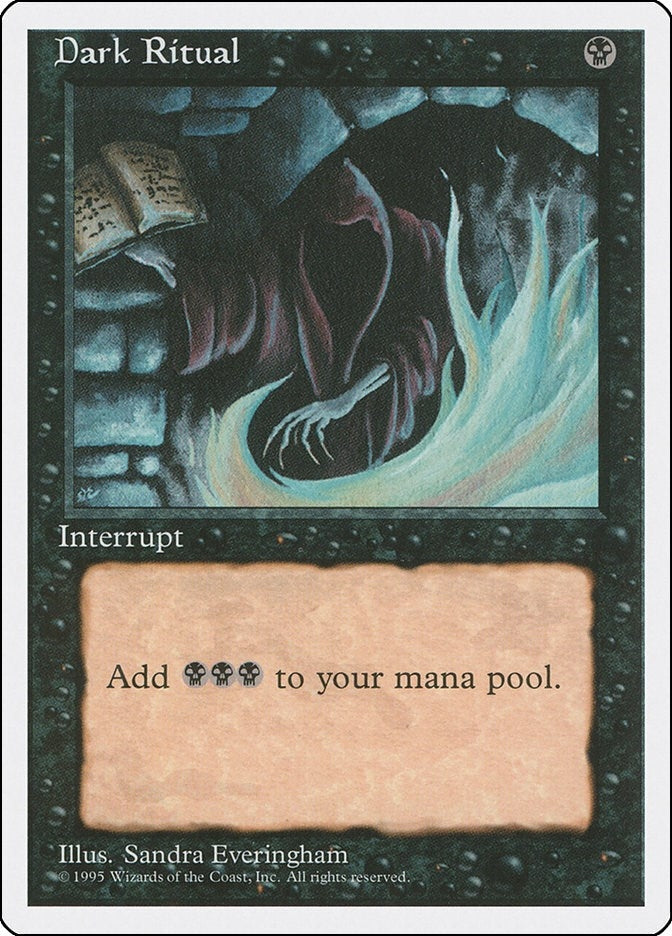 Image for Dark Ritual (13) [Fourth Edition] - Magic: The Gathering