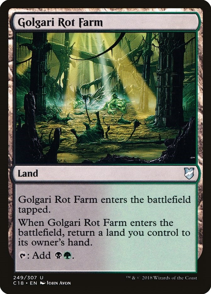 Image for Golgari Rot Farm (249) [Commander 2018] - Magic: The Gathering