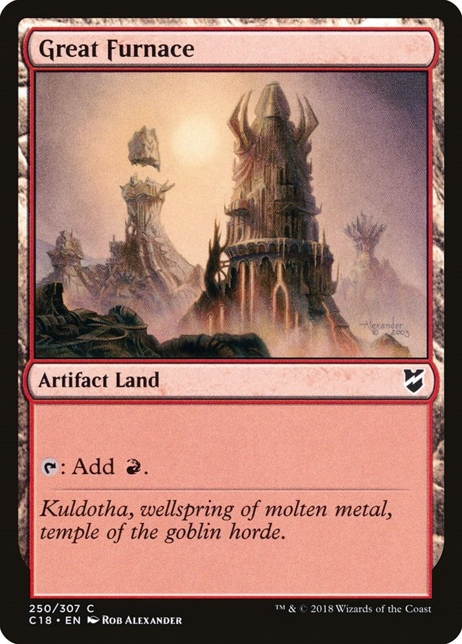 Image for Great Furnace (250) [Commander 2018] - Magic: The Gathering