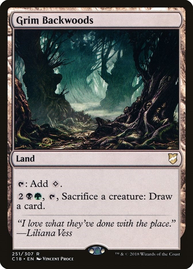 Image for Grim Backwoods (251) [Commander 2018] - Magic: The Gathering