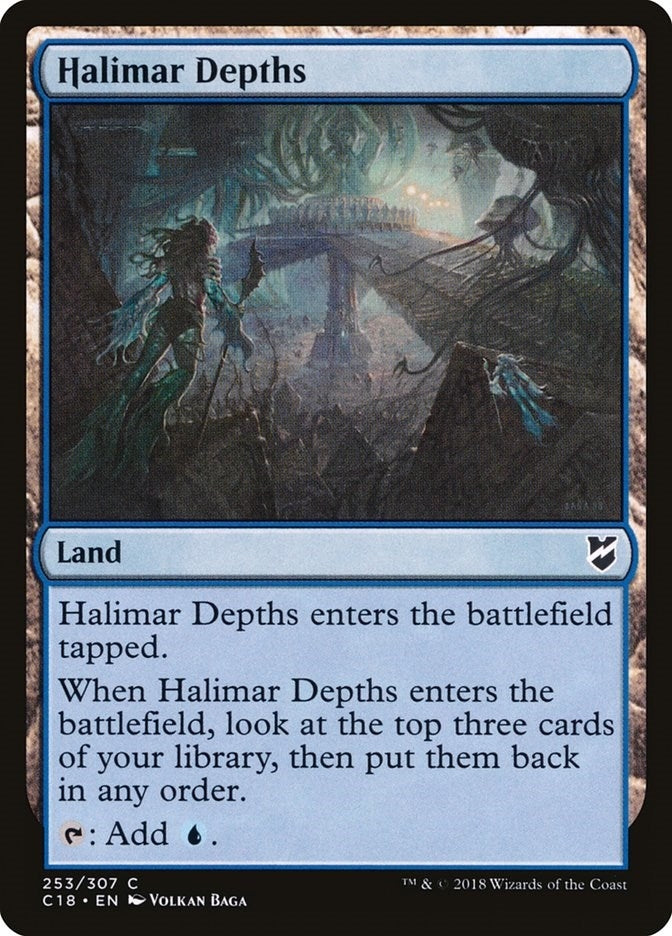 Image for Halimar Depths (253) [Commander 2018] - Magic: The Gathering