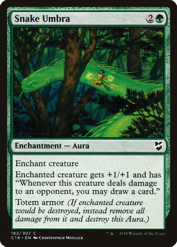Image for Snake Umbra (162) [Commander 2018] - Magic: The Gathering