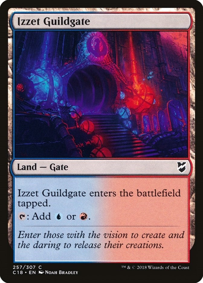 Image for Izzet Guildgate (257) [Commander 2018] - Magic: The Gathering