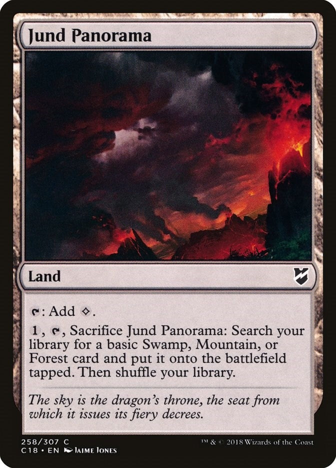 Image for Jund Panorama (258) [Commander 2018] - Magic: The Gathering