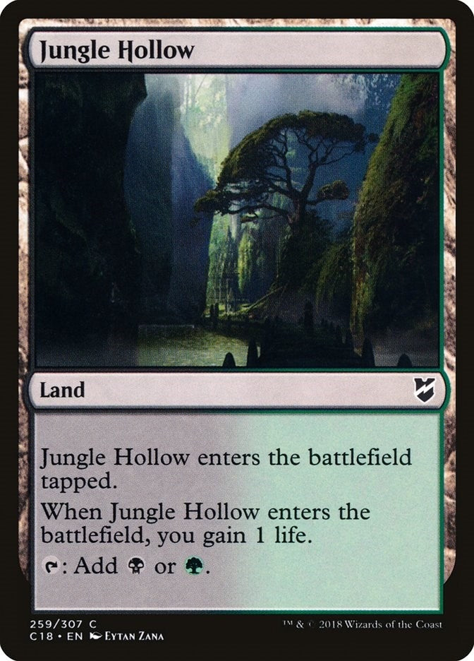 Image for Jungle Hollow (259) [Commander 2018] - Magic: The Gathering