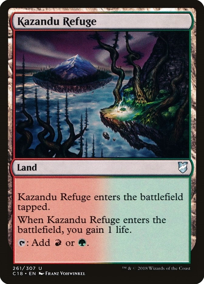 Image for Kazandu Refuge (261) [Commander 2018] - Magic: The Gathering