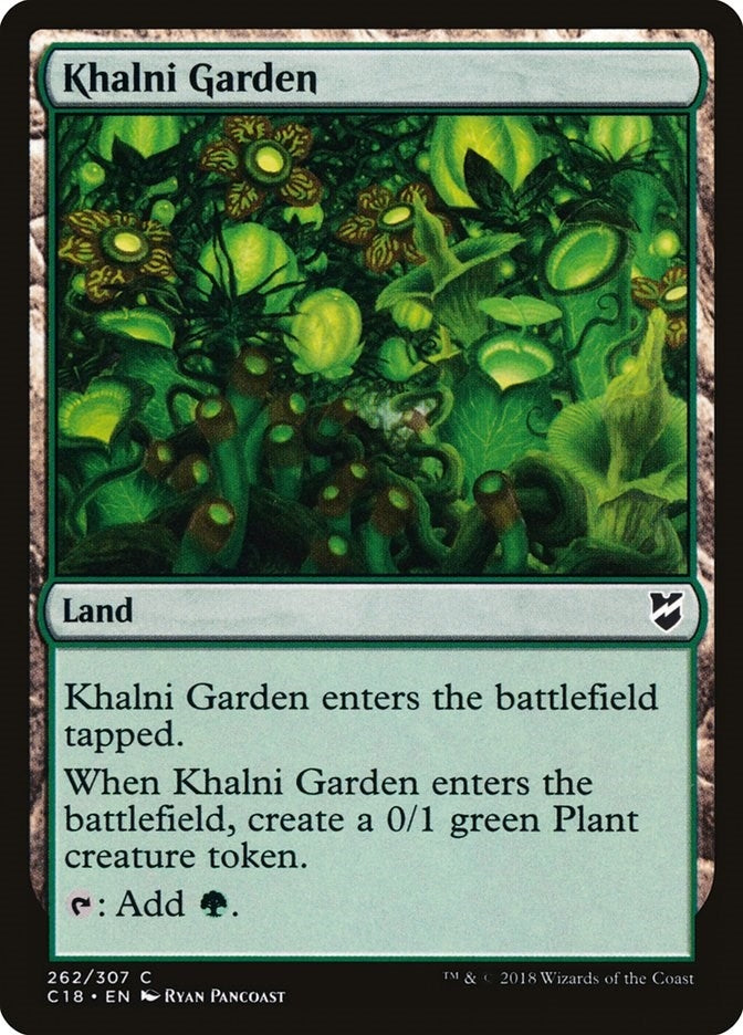 Image for Khalni Garden (262) [Commander 2018] - Magic: The Gathering