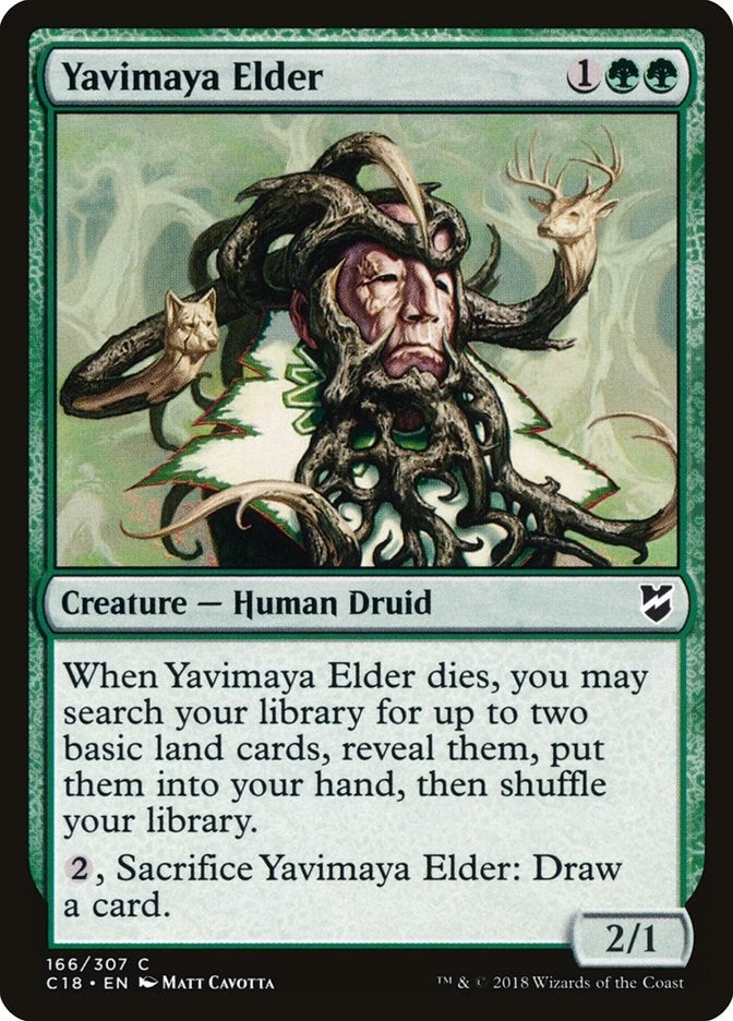 Image for Yavimaya Elder (166) [Commander 2018] - Magic: The Gathering