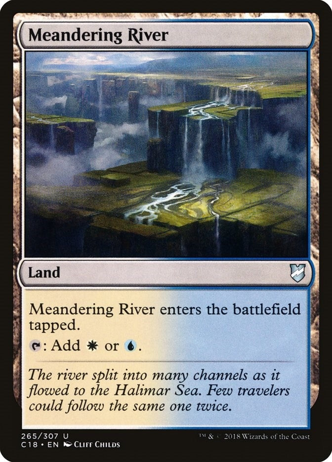 Image for Meandering River (265) [Commander 2018] - Magic: The Gathering
