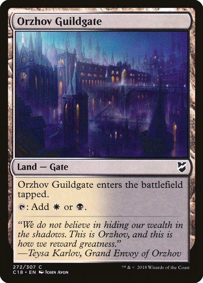 Image for Orzhov Guildgate (272) [Commander 2018] - Magic: The Gathering