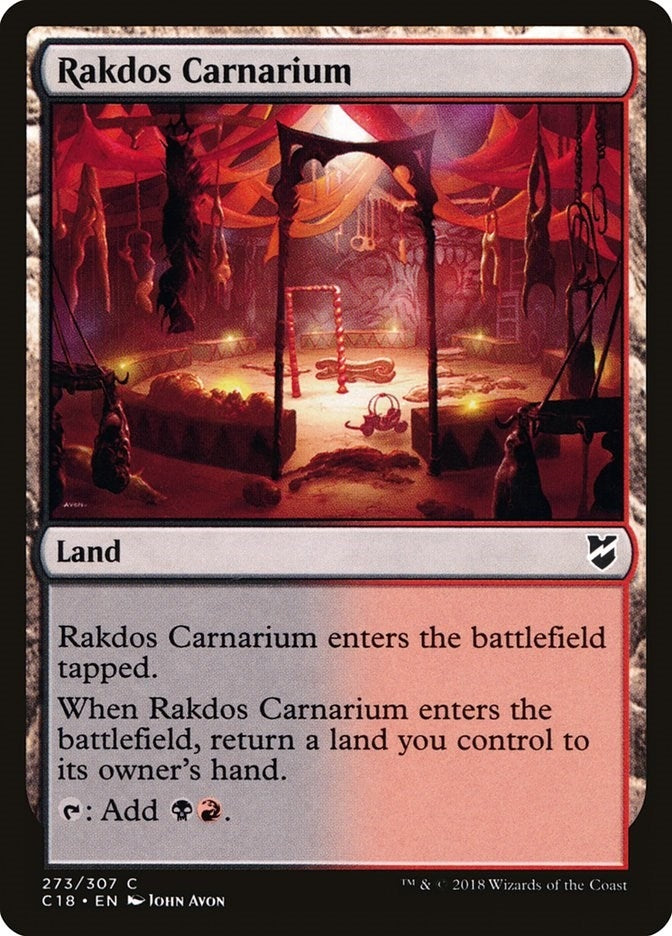 Image for Rakdos Carnarium (273) [Commander 2018] - Magic: The Gathering