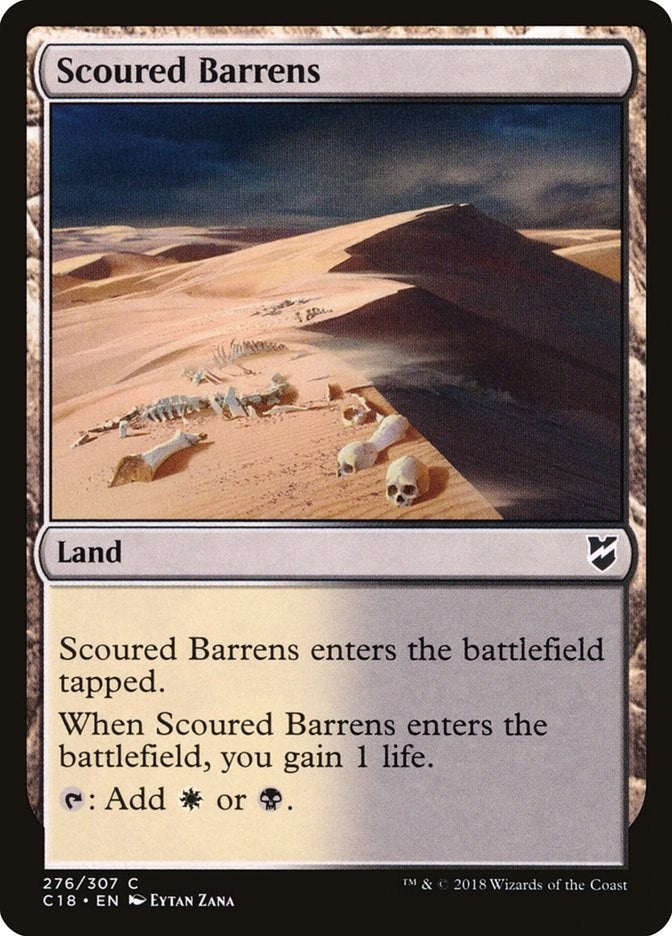 Image for Scoured Barrens (276) [Commander 2018] - Magic: The Gathering