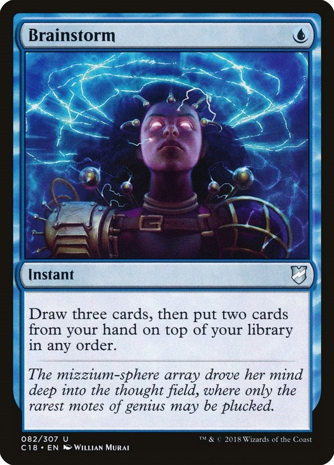 Image for Brainstorm (82) [Commander 2018] - Magic: The Gathering