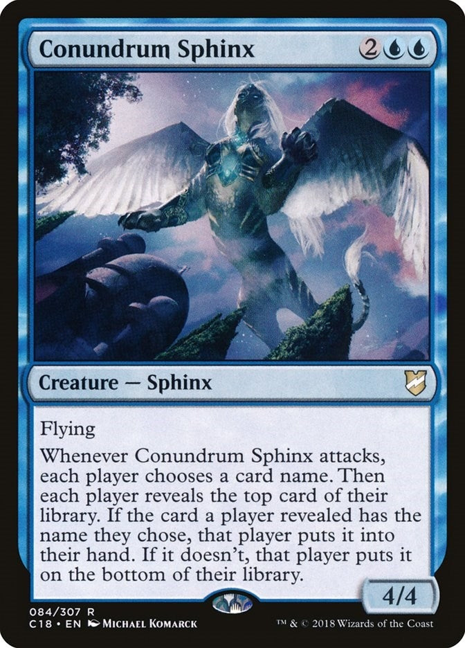 Image for Conundrum Sphinx (84) [Commander 2018] - Magic: The Gathering