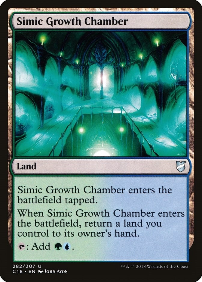 Image for Simic Growth Chamber (282) [Commander 2018] - Magic: The Gathering