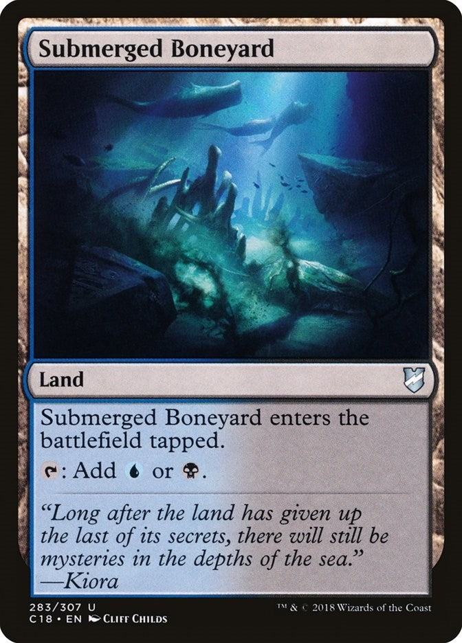 Image for Submerged Boneyard (283) [Commander 2018] - Magic: The Gathering