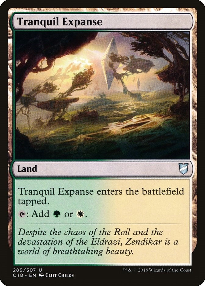 Image for Tranquil Expanse (289) [Commander 2018] - Magic: The Gathering