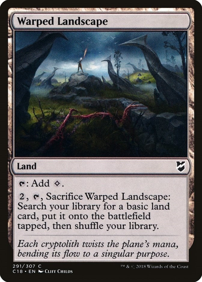 Image for Warped Landscape (291) [Commander 2018] - Magic: The Gathering