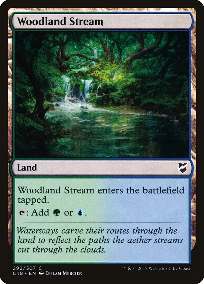 Image for Woodland Stream (292) [Commander 2018] - Magic: The Gathering
