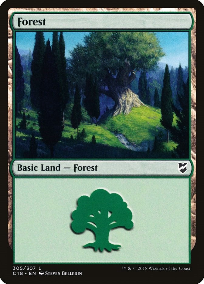 Image for Forest (305) (305) [Commander 2018] - Magic: The Gathering