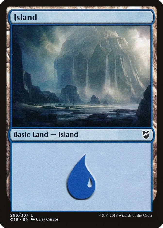 Image for Island (296) (296) [Commander 2018] - Magic: The Gathering