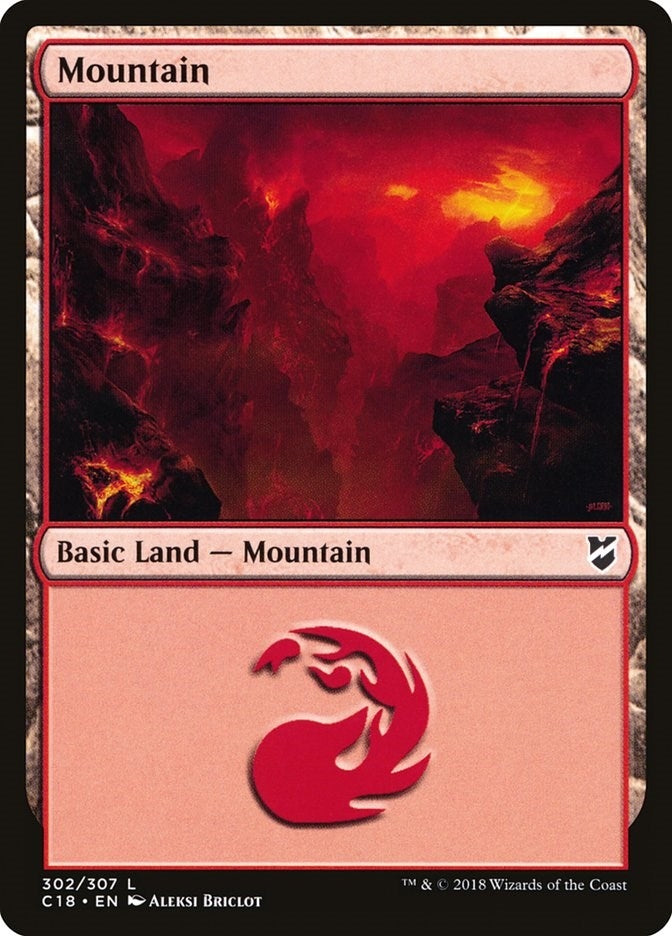 Image for Mountain (302) (302) [Commander 2018] - Magic: The Gathering