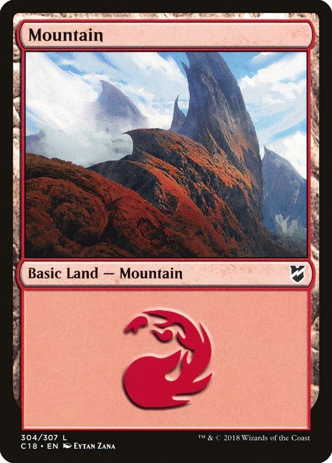 Image for Mountain (304) (304) [Commander 2018] - Magic: The Gathering