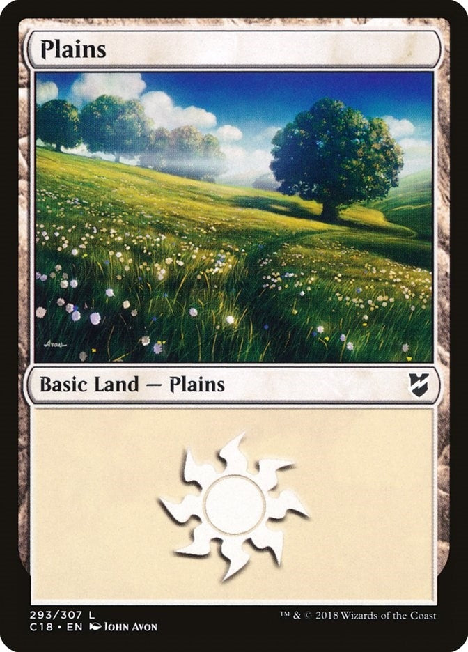 Image for Plains (293) (293) [Commander 2018] - Magic: The Gathering