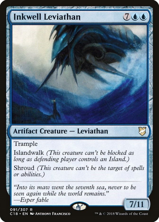 Image for Inkwell Leviathan (91) [Commander 2018] - Magic: The Gathering