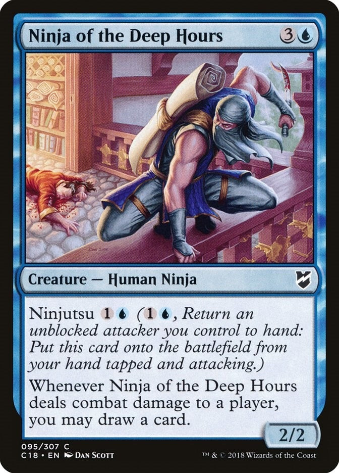 Image for Ninja of the Deep Hours (95) [Commander 2018] - Magic: The Gathering
