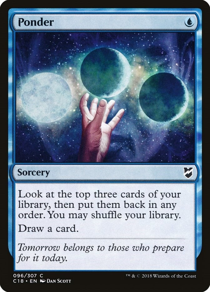 Image for Ponder (96) [Commander 2018] - Magic: The Gathering