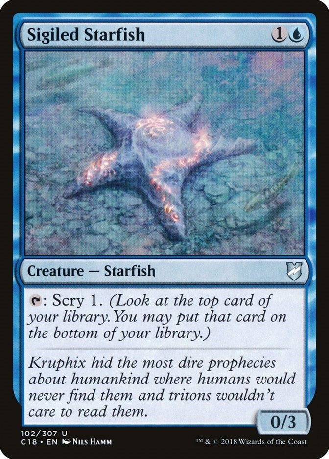 Image for Sigiled Starfish (102) [Commander 2018] - Magic: The Gathering