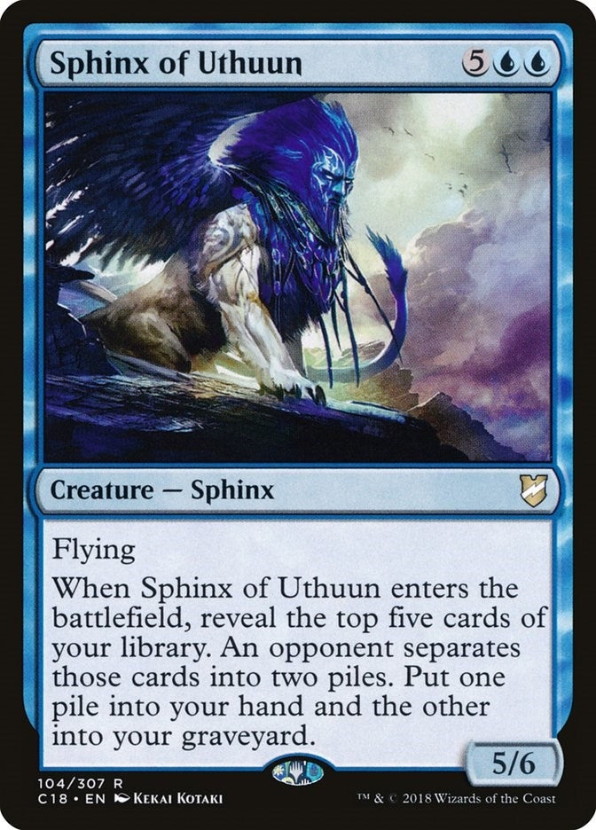 Image for Sphinx of Uthuun (104) [Commander 2018] - Magic: The Gathering