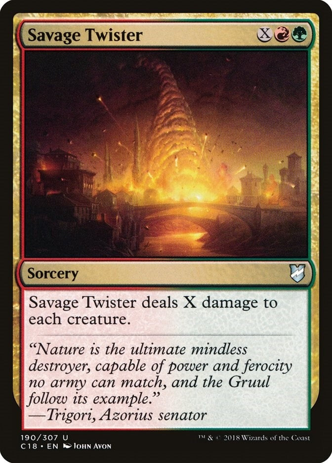 Image for Savage Twister (190) [Commander 2018] - Magic: The Gathering