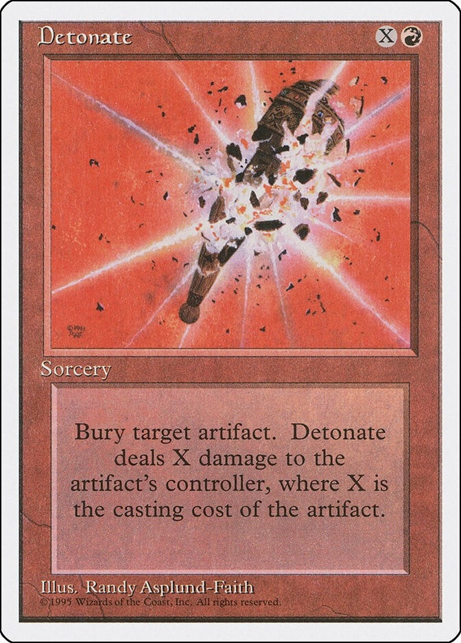 Image for Detonate [Fourth Edition] - Magic: The Gathering