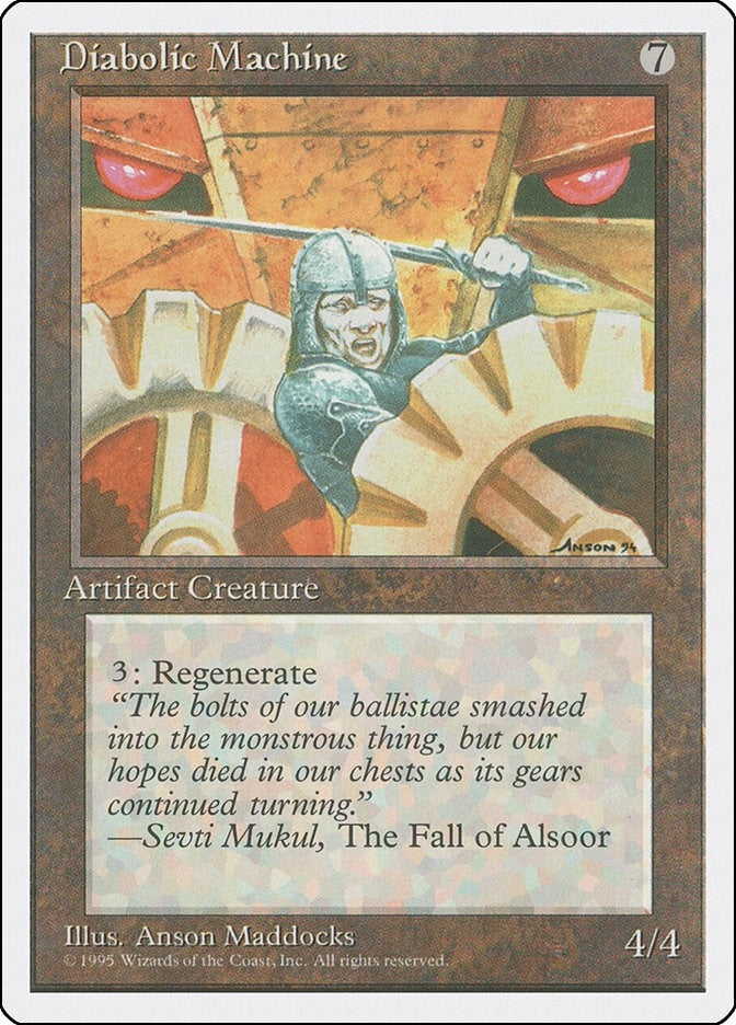 Image for Diabolic Machine [Fourth Edition] - Magic: The Gathering
