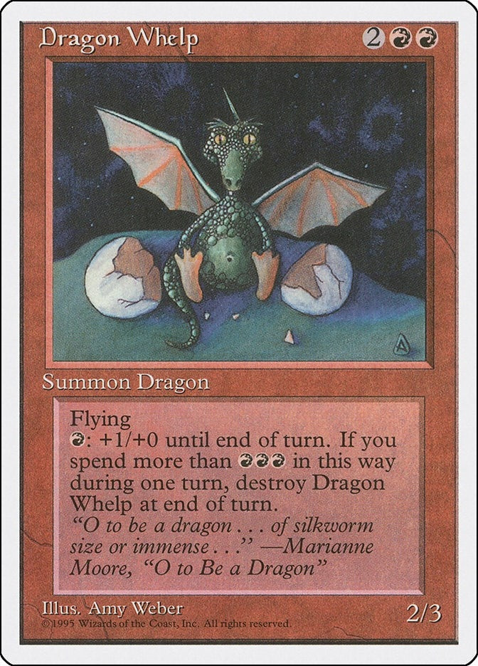 Image for Dragon Whelp [Fourth Edition] - Magic: The Gathering