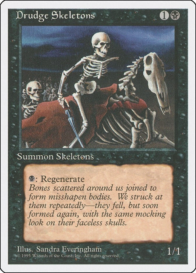 Image for Drudge Skeletons [Fourth Edition] - Magic: The Gathering