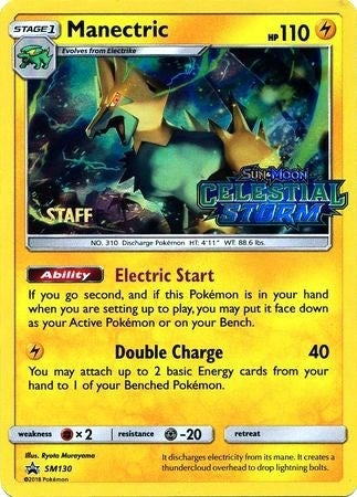 Image for Manectric - SM130 (Prerelease) [Staff] (SM130) [SM Promos] - Pokemon