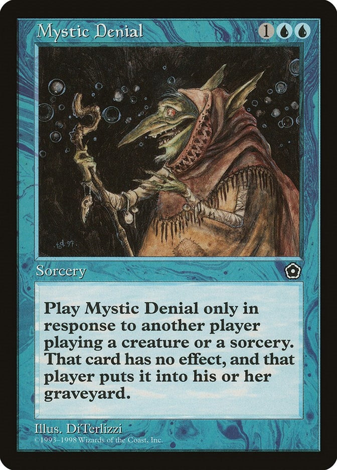Image for Mystic Denial [Portal Second Age] - Magic: The Gathering