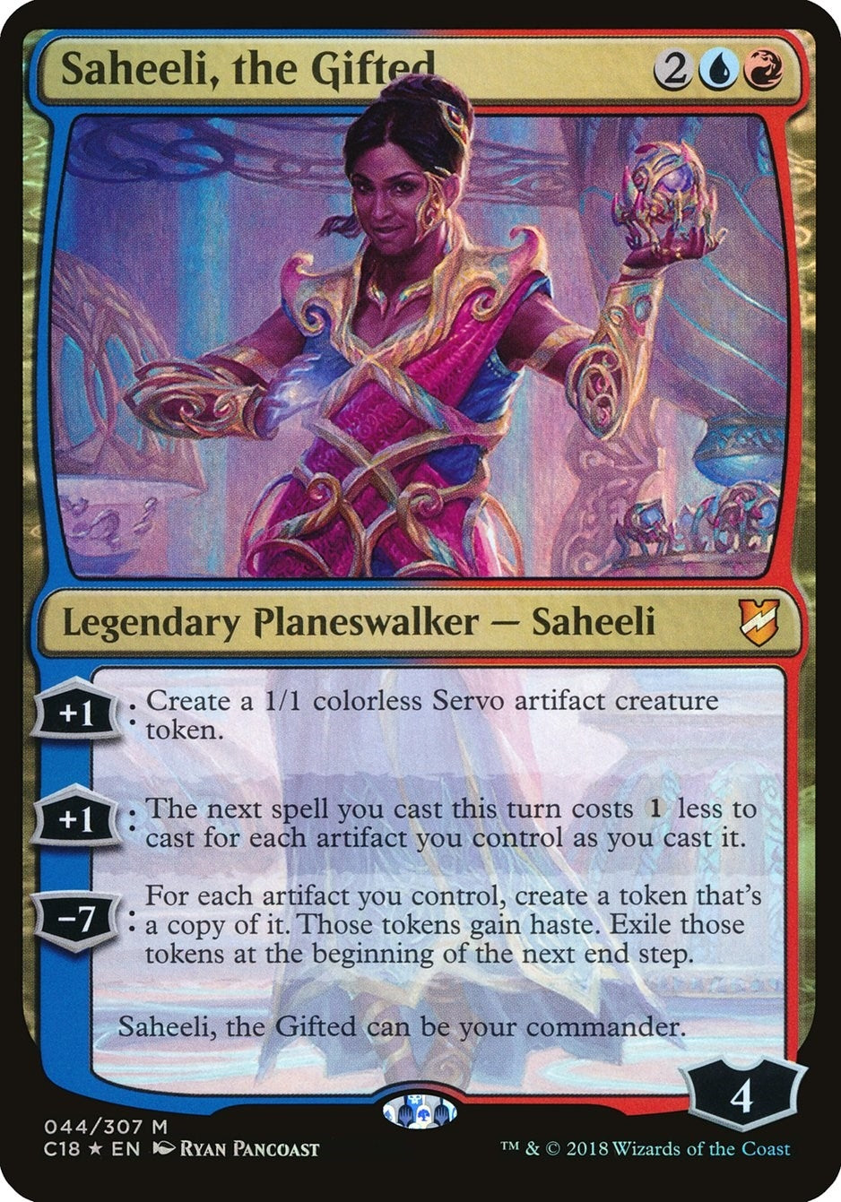 Image for Saheeli, the Gifted (Commander 2018) (44) [Oversize Cards] - Magic: The Gathering