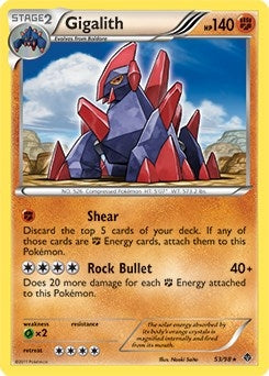 Image for Gigalith - 53/98 (Cracked Ice Holo) (053/098) [Blister Exclusives] - Pokemon