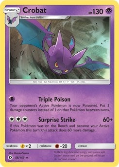 Image for Crobat - 56/149 (Cosmos Holo) (056/149) [Blister Exclusives] - Pokemon