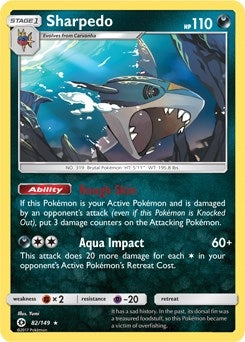 Image for Sharpedo - 82/149 (Cosmos Holo) (082/149) [Blister Exclusives] - Pokemon