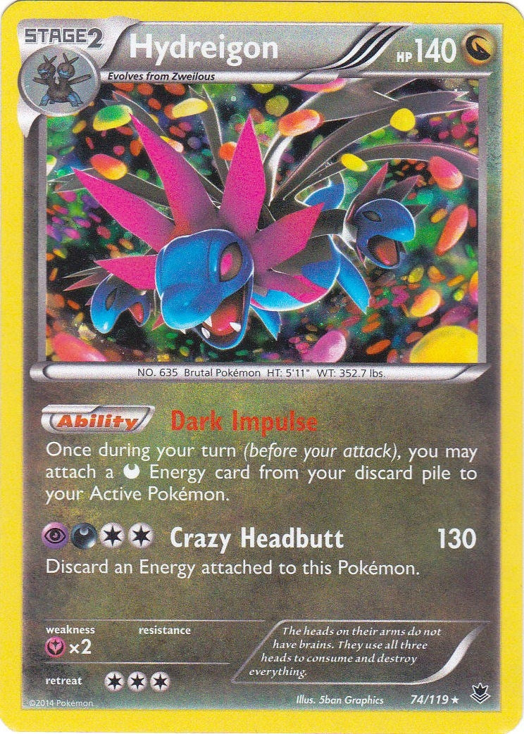 Image for Hydreigon - 074/119 (Cosmos Holo) (074/119) [Blister Exclusives] - Pokemon