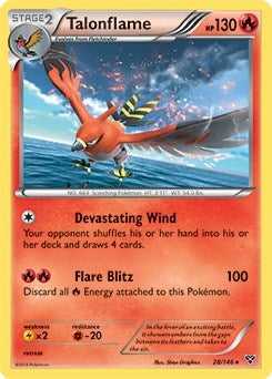 Image for Talonflame - 28/146 (Cosmos Holo) (028/146) [Blister Exclusives] - Pokemon