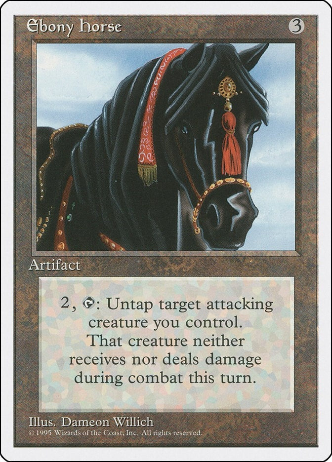 Image for Ebony Horse [Fourth Edition] - Magic: The Gathering