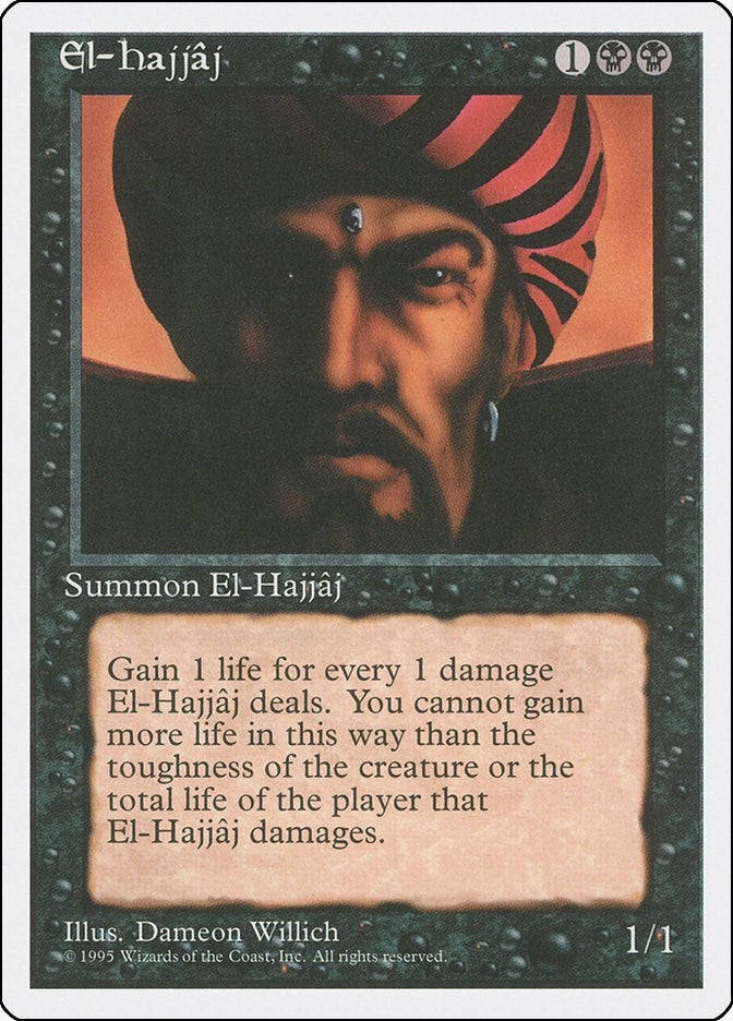 Image for El-Hajjaj (18) [Fourth Edition] - Magic: The Gathering