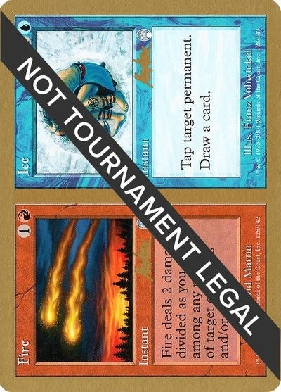 Image for Fire // Ice - 2002 Brian Kibler (APC) [World Championship Decks] - Magic: The Gathering